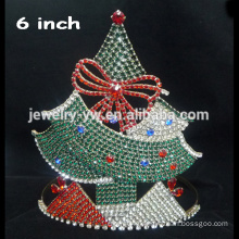 for Chrismas fashion metal silver plating full crystal scepter